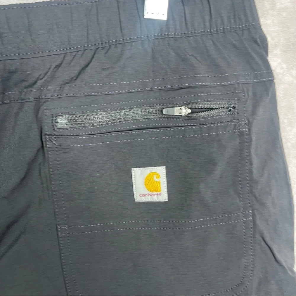Carhartt Force Relaxed Fit Ripstop 5-Pocket Work Shorts‎ In Black Women's Sz XXL
